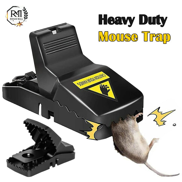 Heavy Duty Reusable Mouse Trap – Powerful Snap Trap for Quick and Humane Rodent Control